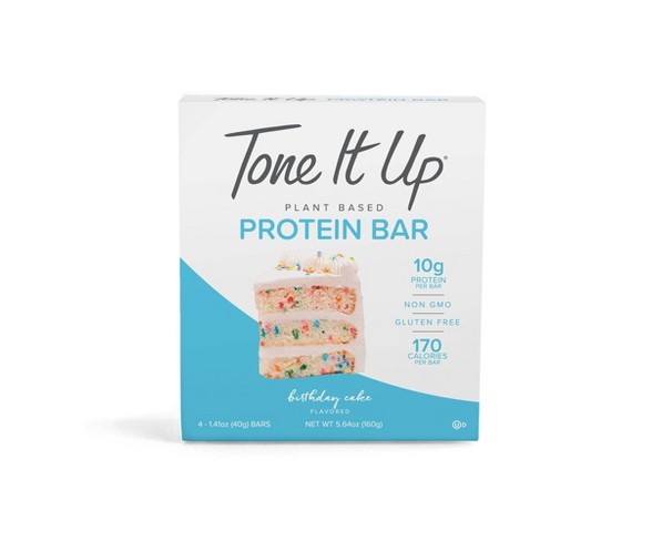 Tone It Up Protein Bars - Birthday Cake - 4ct