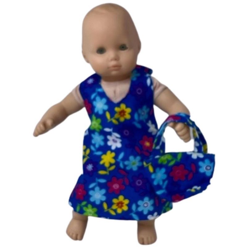 Doll Clothes Superstore Beach Dress With Purse Fits 15-16 Inch Baby And Cabbage Patch Kid Dolls, 3 of 5