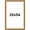PosterPalooza | Sculpted Black Picture Frame - UV Acrylic, Foam Board Backing, Hanging Hardware - 2 of 4