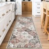 GAOMON Vintage Area Rugs for Living Room Bedroom Moroccan Trellis Rug Floral Distressed Accent Rug - 2 of 4