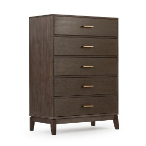 Plank+Beam Solid Wood Contemporary  5-Drawer Dresser - 1 of 4
