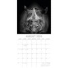 2026 Square Wall Calendar, Wild Portraits, 16-Month Black & White Photos with 180 Reminder Stickers (12x12 In) - 3 of 4