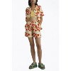 Women's STRAWBERRY-PRINT LINEN-BLEND SHIRT - HELMSTEDT - 3 of 4