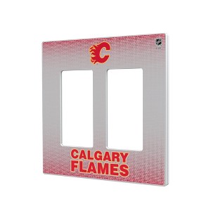 NHL Western Conference Teams Linen Hidden-Screw Light Switch Plate for Double Rocker - 1 of 4