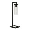 Hudson and Canal 26" Tall Table Lamp with Glass Shade - 2 of 4