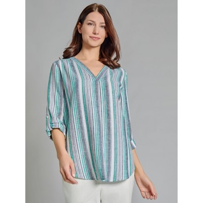 Jones New York Button Detail Blouse