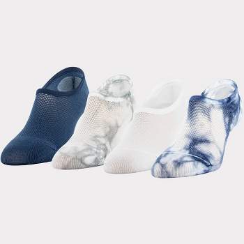 Peds Women's Mesh 4pk Ultra Low Liner Casual Socks 5-10 : Target