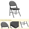 Set of 2/4/6 Folding Chairs with and Non-Slip Feet Pads Party Chairs for Indoors and Outdoors, Room, Dining Room - 2 of 4