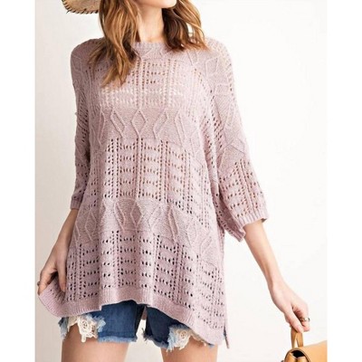 Women's Light Sweater Knit Top - Easel