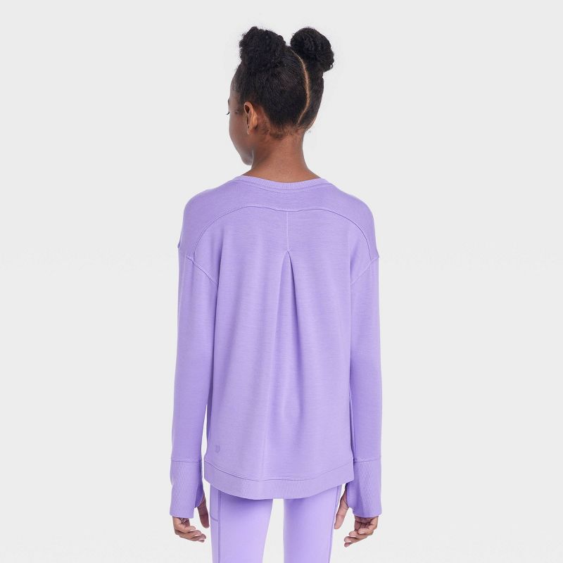 Girls' Super Soft Pullover - All in Motion™, 3 of 5