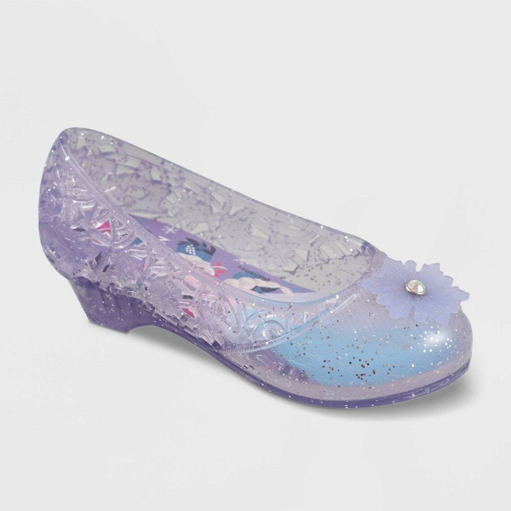 Toddler Girls' Disney Frozen Ballet Jelly Shoes Purple Size 9