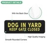 Unique Bargains Acrylic Safety Durable Indoor Outdoor Dog in Yard Signs 3x9 Inch - 2 of 4