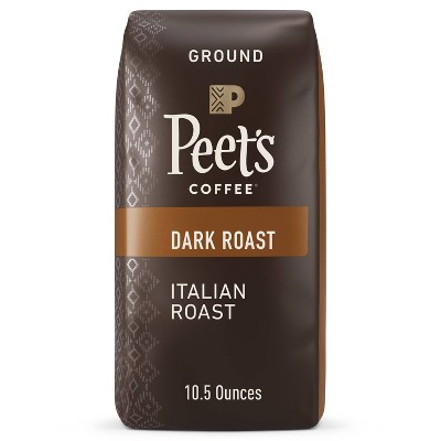 Peet&#39;s Italian Dark Roast Ground Coffee - 10.5oz