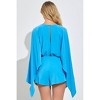 Women's Capped Sleeve Romper - DO+BE - 2 of 3