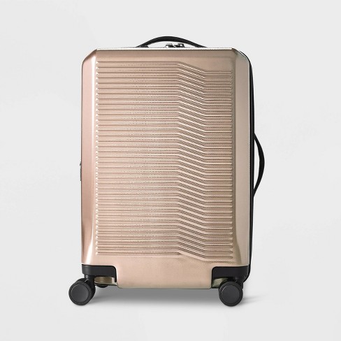 Hardside 21 Carry On Spinner Suitcase Champagne Open Story Target