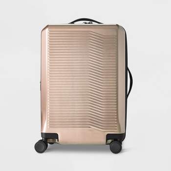 Signature Hardside Carry On Spinner Suitcase Champagne - Open Story™