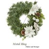 Christmas Wreath, Artificial Christmas  Wreaths, Xmas Wreath with Pine Cone and Berries, Xmas Decorations for Windows, Wall, Mantel,  Front Door - 2 of 4