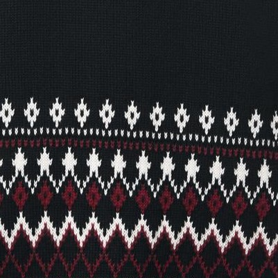 black fairisle border