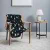 Avenie Black And White Stars 56"x46" Woven Throw Blanket - Deny Designs - 2 of 4