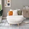 NicBex Living Room Chair Stylish Accent Chair with Ottoman Comfy Corduroy Sofa Chair with 3 Pillows for Living Room, Apartment - 2 of 4