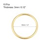 Unique Bargains Zinc Alloy Craft DIY Accessories Hardware Bag Belt O-Ring Buckles 10 Pcs - 2 of 3