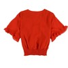 bar III Womens Surplice Ruffle Pullover Blouse - 2 of 2