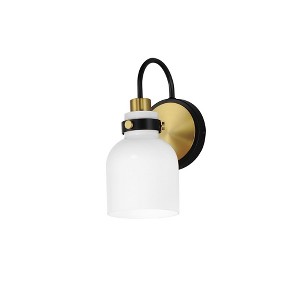 Maxim Lighting Milk 1 - Light Wall Light in  Satin Brass - 1 of 1