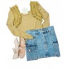 Women's Shoulder Ruffle Long Sleeve Knit Top - Listicle - 4 of 4