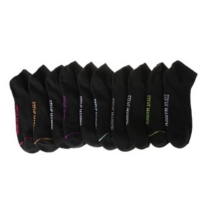 Steve Madden Women's Low Cut Socks - Cushioned Sneaker Workout Running Sport Socks (6 and 10 Pairs) - 1 of 4