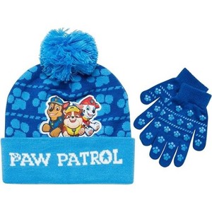 Paw Patrol Boys Winter Hat and Mitten or Glove Set, Kids Ages 2-7 - 1 of 4