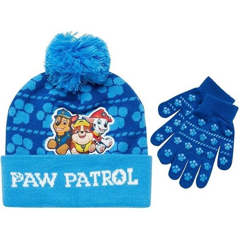 Paw Patrol Boys Winter Hat and Mitten or Glove Set, Kids Ages 2-7 - image 1 of 4