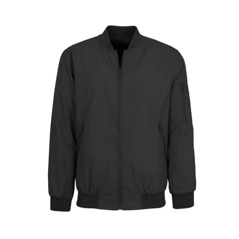 Мужские куртки Spire By Galaxy Antivento Men's Lightweight Zip-up Bomber Jacket - Medium, Black