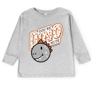 The Juniper Shop SmileyWorld You're Dino-Mite Toddler Long Sleeve Tee - 1 of 4
