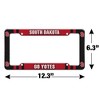 University of South Dakota Logo License Plate Tag Frame - 4 of 4