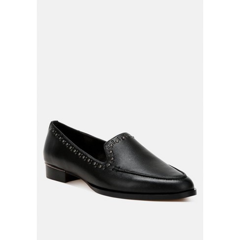 Wolferton Delicate Stud Detail Leather Loafers : Target