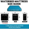 Free-Flow Hardside Waterbed Bundle - Waterbed Mattress, Stand-Up Liner, Fill/Drain Kit, and Waterbed Conditioner - 3 of 4