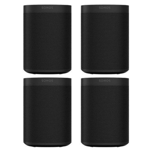Sonos One (Gen 2) Four Room Set Voice Controlled Smart Speaker with   Alexa Built in (4-Pack White)