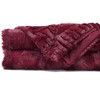 Chanasya Fuzzy Faux Fur Embossed Throw Blanket - 3 of 4