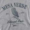 Men's Mesa Verde National Park Spotted Owl Icon Crewneck Sweatshirt - 2 of 4