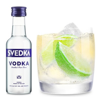 SVEDKA Imported Swedish Vodka - 50ml Plastic Bottle