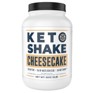 Cheesecake Keto Meal Replacement Shake, Low Carb Keto Protein Powder Mix with MCTs & Collagen Peptides, Left Coast Performance - 1 of 4