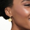 Ross-Simons 0.50 ct. t.w. CZ Star and Moon Drop Earrings in 18kt Gold Over Sterling - 2 of 4