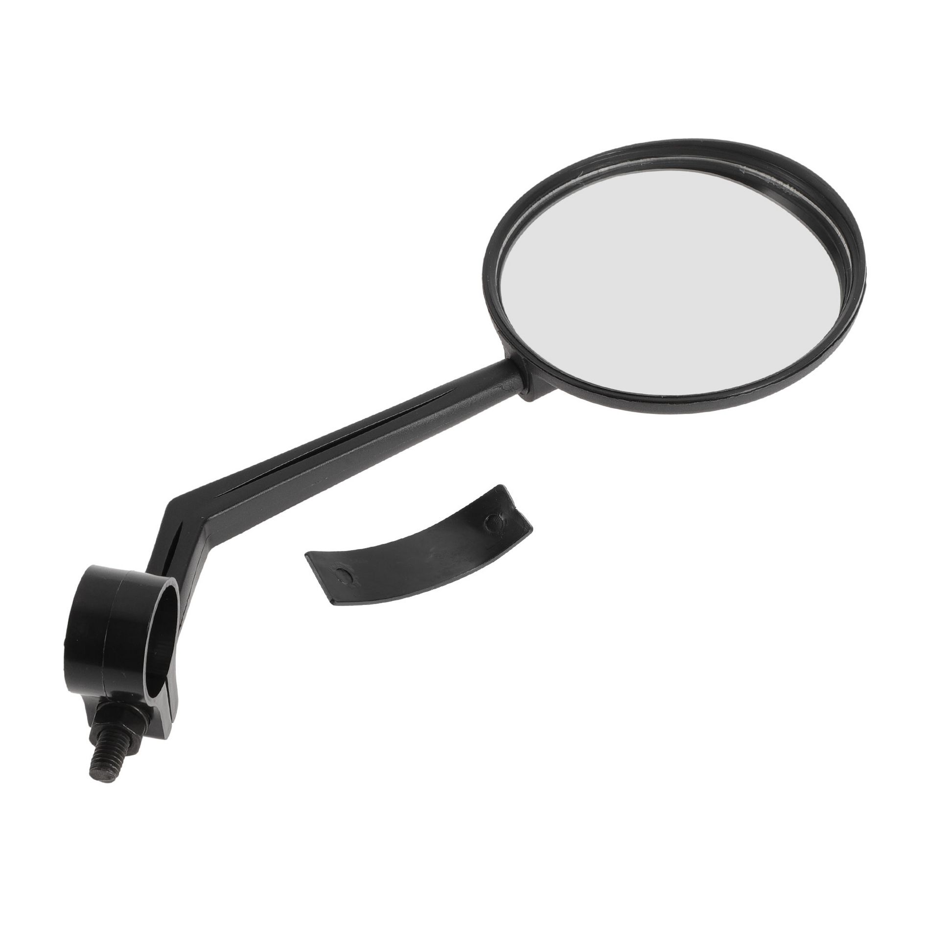 Bike Rearview Mirror 7.5cm Adjustable | Front Riding Mirror Black for Bicycle Mountain Road Bike 1 Pcs
