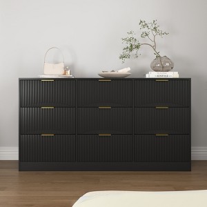 long dresser modern Modern American 8-Drawer Dresser #1
