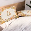 Deny Designs King Iveta Abolina Retro Florals 70s Cream Pillow Shams - 2 of 3