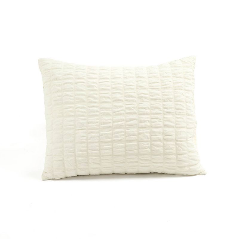 3pc Crinkle Textured Dobby Comforter & Sham Set - Lush Décor, 3 of 13