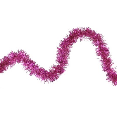 Northlight Shiny Pink Traditional Artificial Garland - 50 feet, Unlit