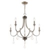 Livex Lighting Glendale 5 - Light Chandelier in  Brushed Nickel - 4 of 4