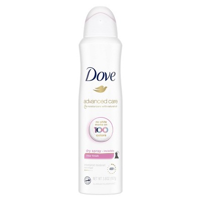 Dove Clear Finish 48-Hour Invisible Antiperspirant & Deodorant Dry Spray - 3.8oz