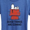Women's - Peanuts - Good Things Are Coming Short Sleeve Graphic T-Shirt - 2 of 4
